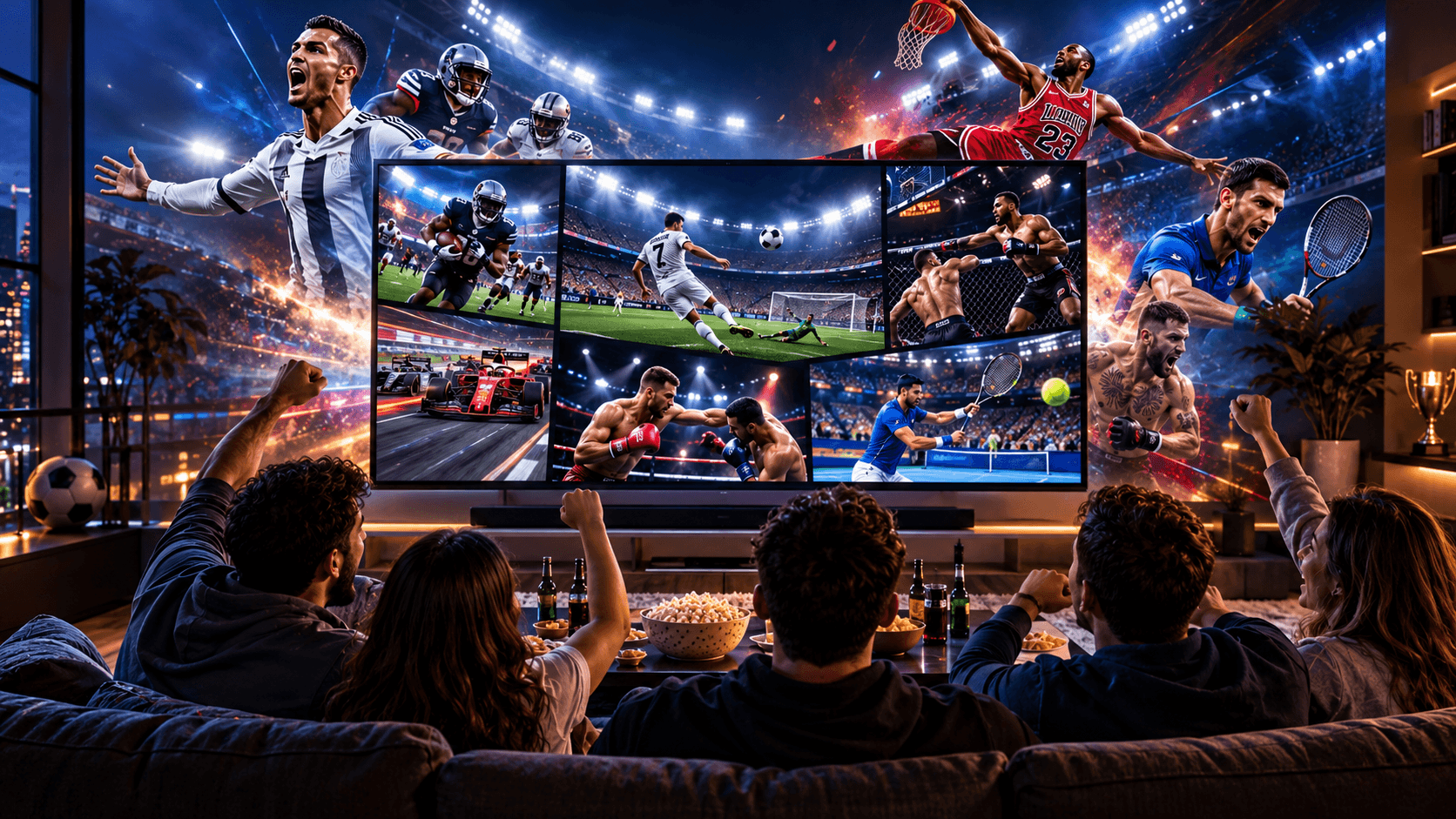Strimo IPTV Player Interface on Modern High-Definition Display